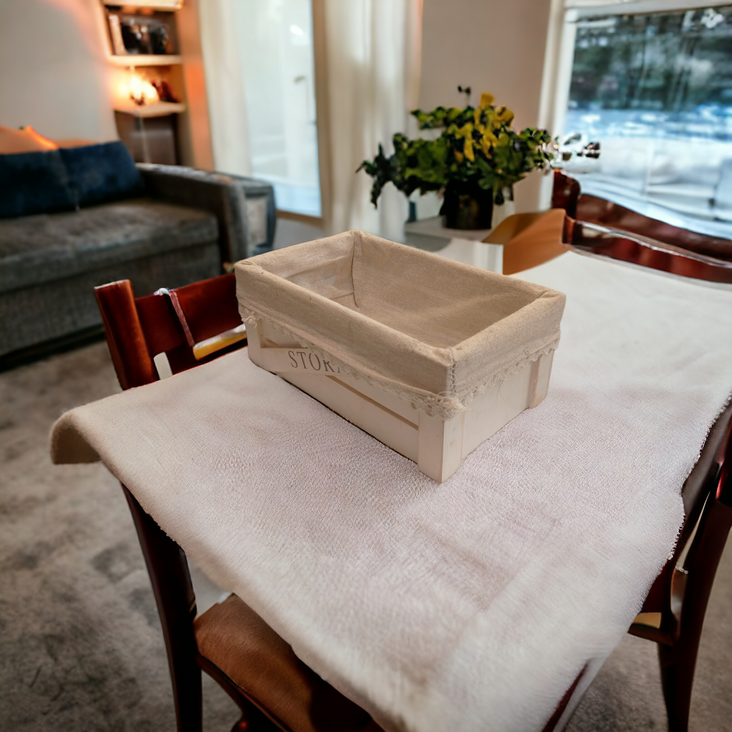 Wooden Storage Box 1Pc-M