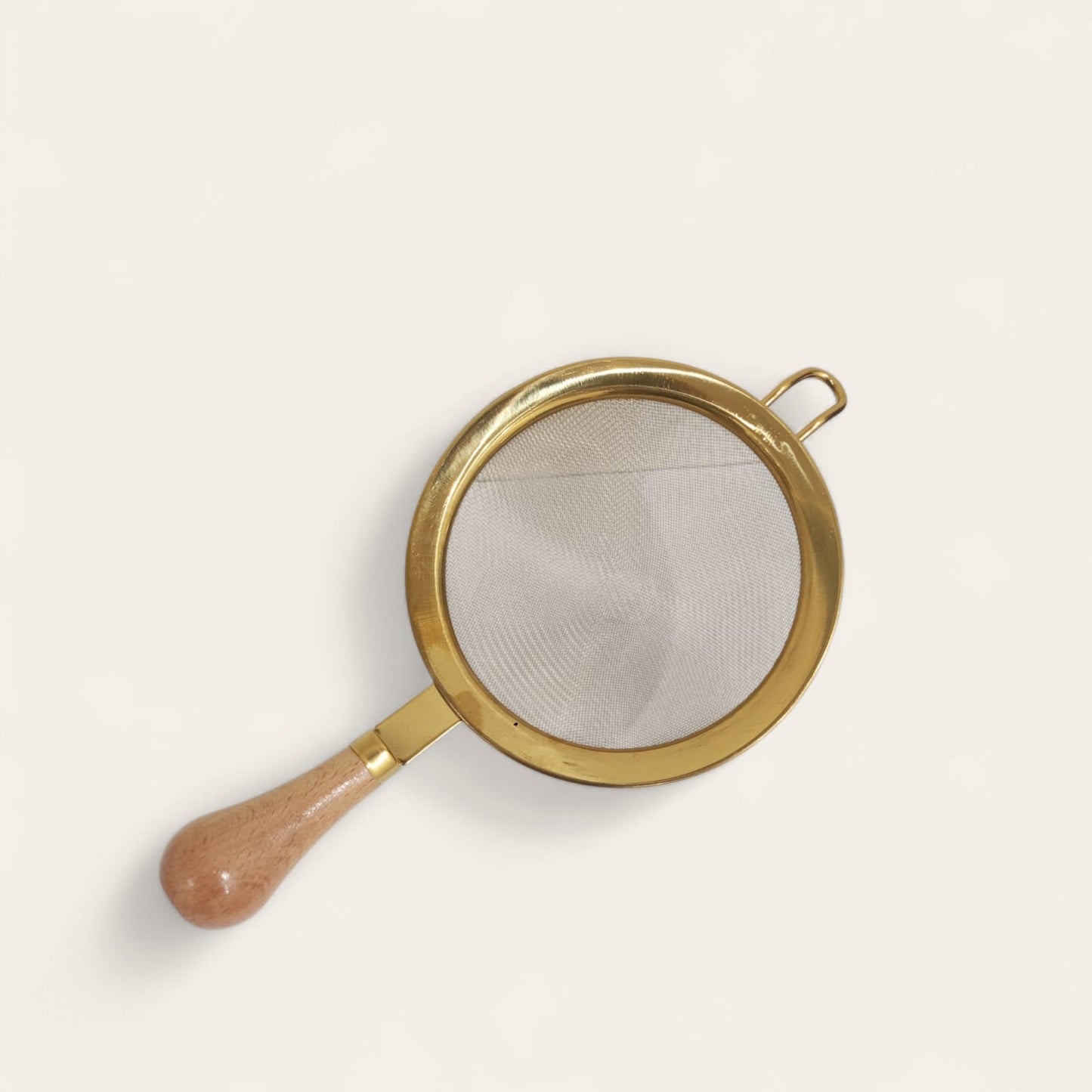 Golden Stainer with Wooden Handle-Medium
