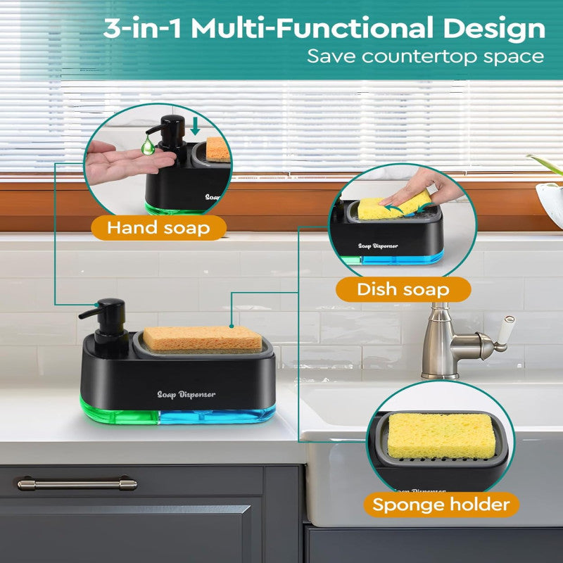 2-in-1 Kitchen Soap Dispenser