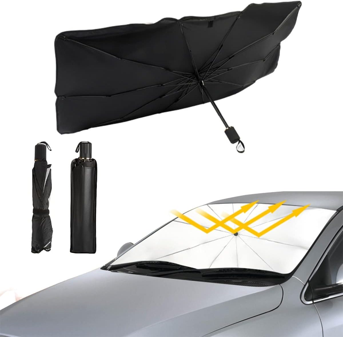 Car Windshield Sun Shade Umbrella(Minor Damage)