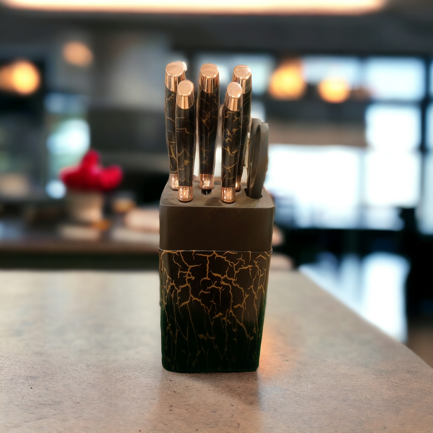 Knife Set with Stand -D2