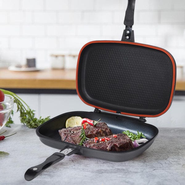 Dessini Double Sided Grill Pan 40cm (Black)