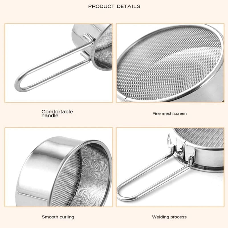 3 Pc Stainer Set-Silver