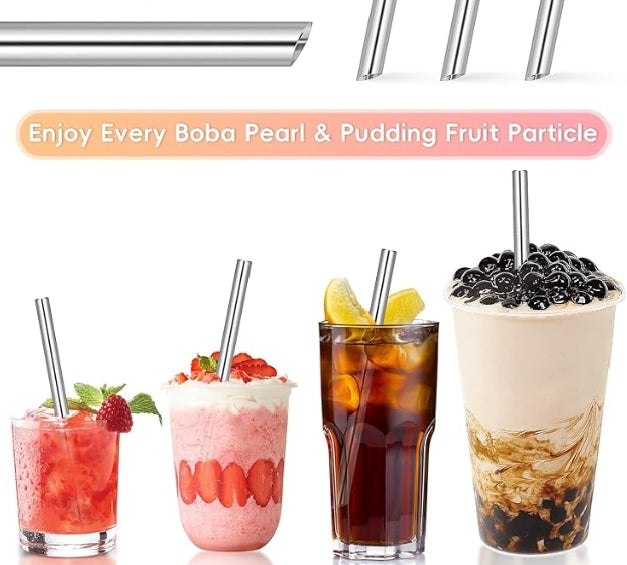 Stainless Steel Straw Set-D1